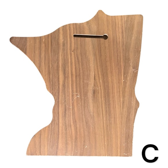 Minnesota State MN Wood Cut Out Wall Art Plank DIY Crafts Decoration Rustic - Picture 10 of 15